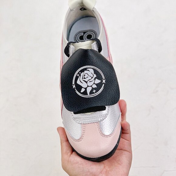 Onitsuka Tiger Pink And Silver Sneakers - Picture 3 of 9